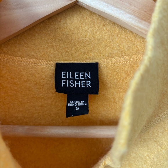 Eileen Fisher Mustard Wool Cardigan - Picture 4 of 8